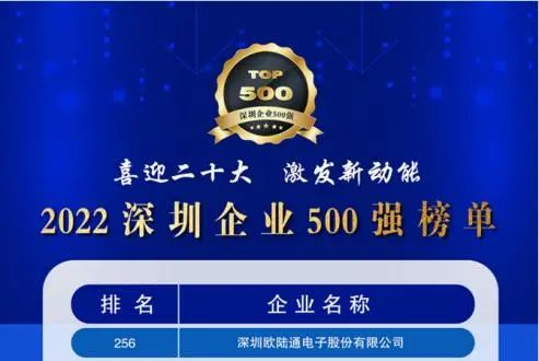 喜讯！古天乐太阳娱乐集团连续五年上榜深圳企业500强